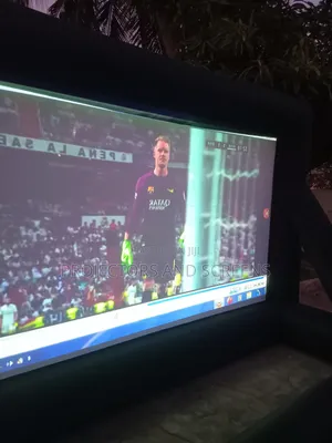 Rent Giant 16ft Outdoor Projector Screen Plus Air Blower Delivery