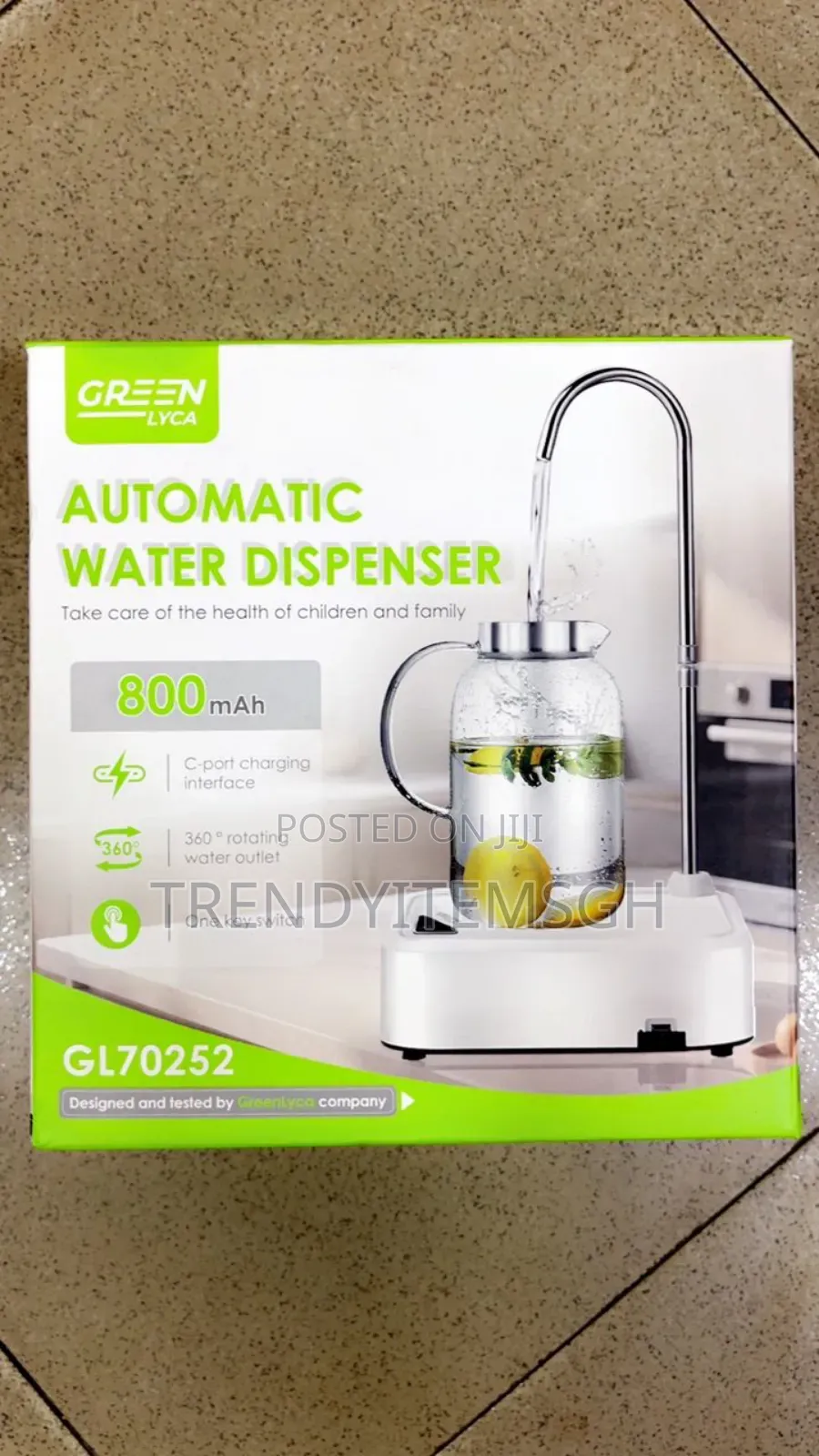 Rechargeable Desktop Automatic Water Dispenser Pump