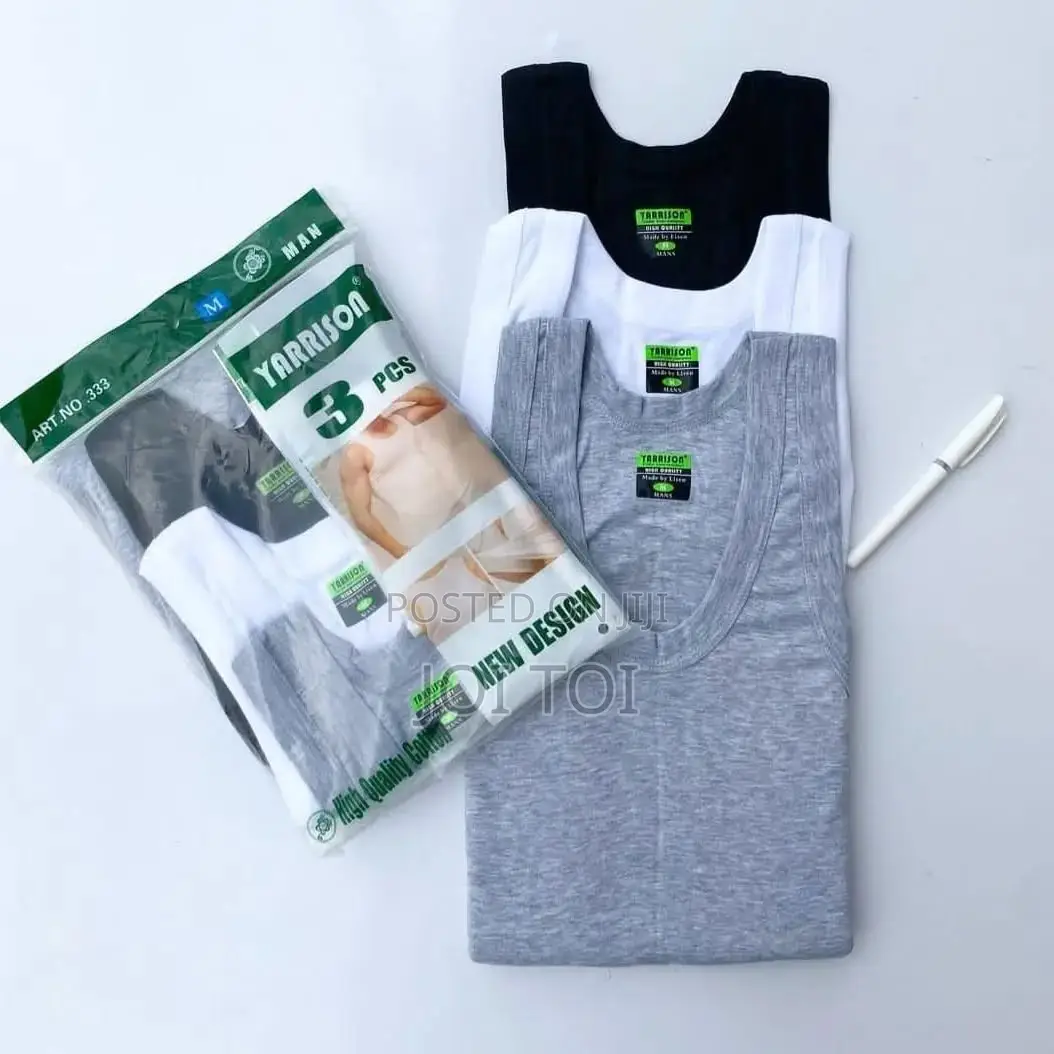 3pcs Premium Thick Cotton Singlet Set in Luxe Colors