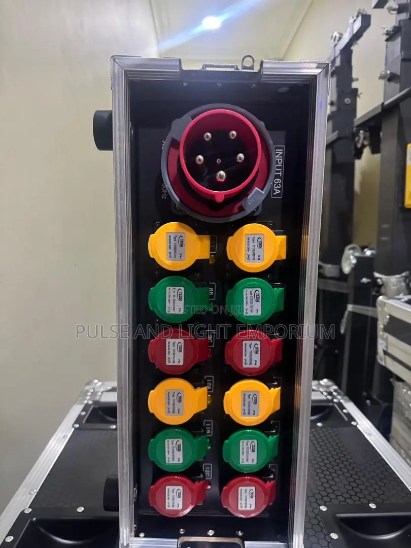 Portable 63a Power Distribution Box
