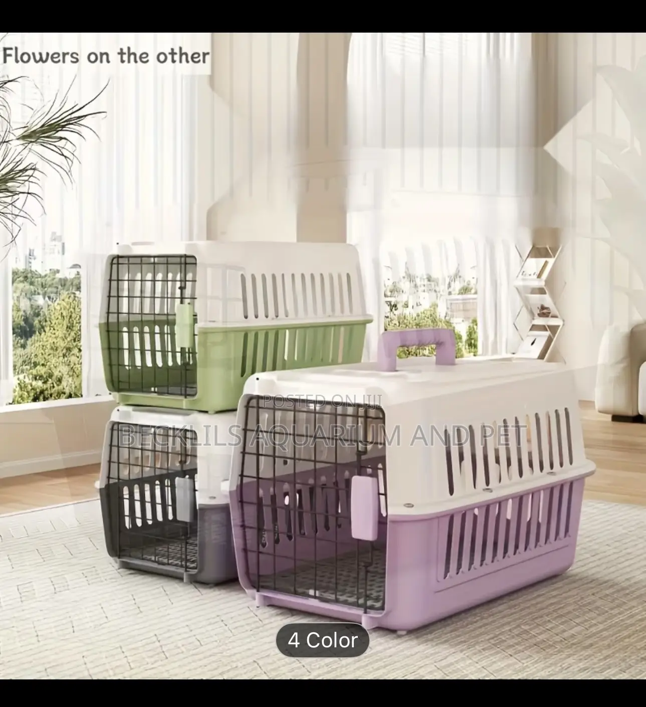Plastic Platinum Approved Flight Plastic Cage ( Medium Size )