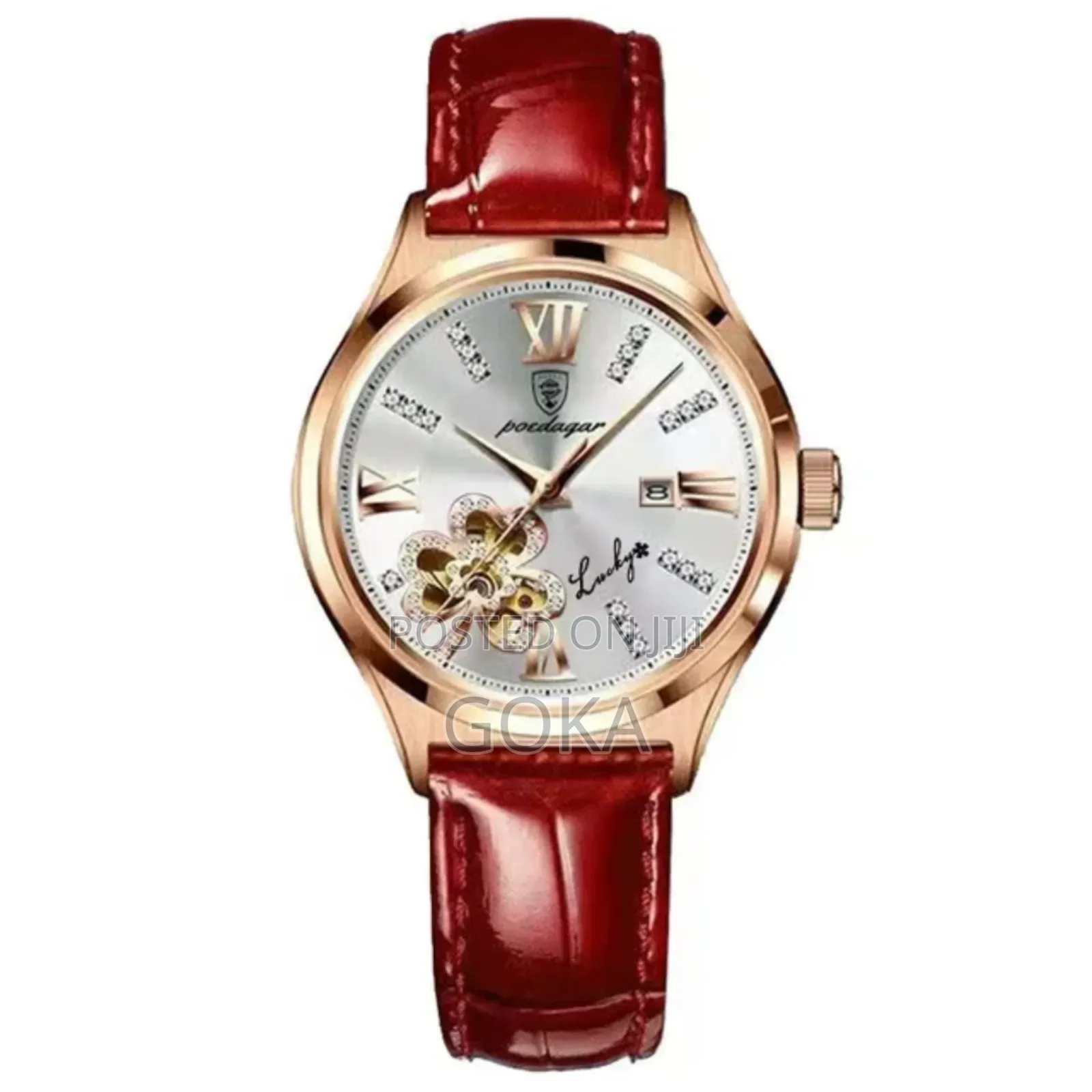 Women's High Quality Diamond Leather Quartz Watches