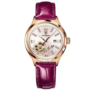 Women's High Quality Diamond Leather Quartz Watches