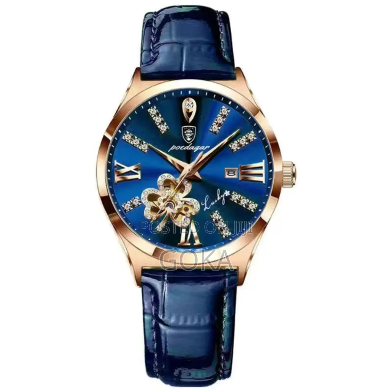 Women's High Quality Diamond Leather Quartz Watches