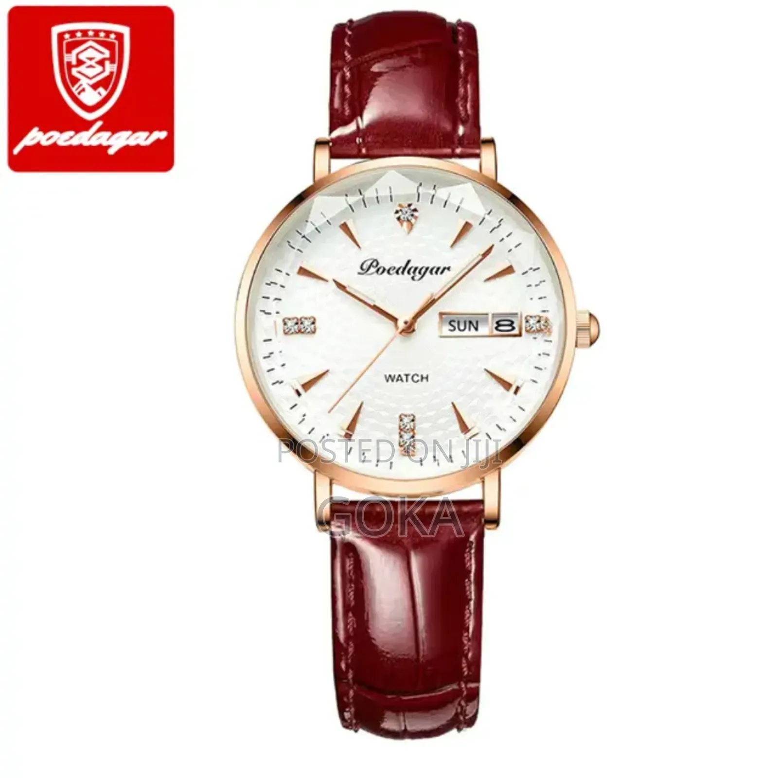 Women's High Quality Diamond Leather Quartz Watches