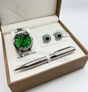 Gift Set for Men ( Watch, Cufflinks and Pen)