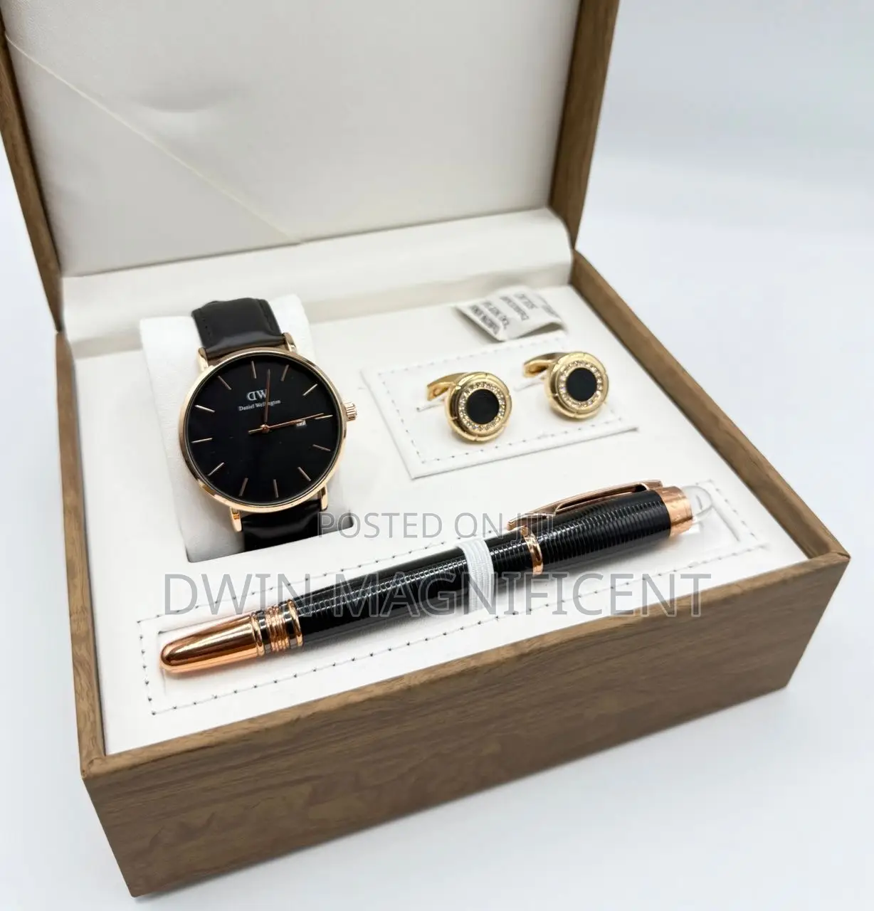 Gift Set for Men ( Watch, Cufflinks and Pen)