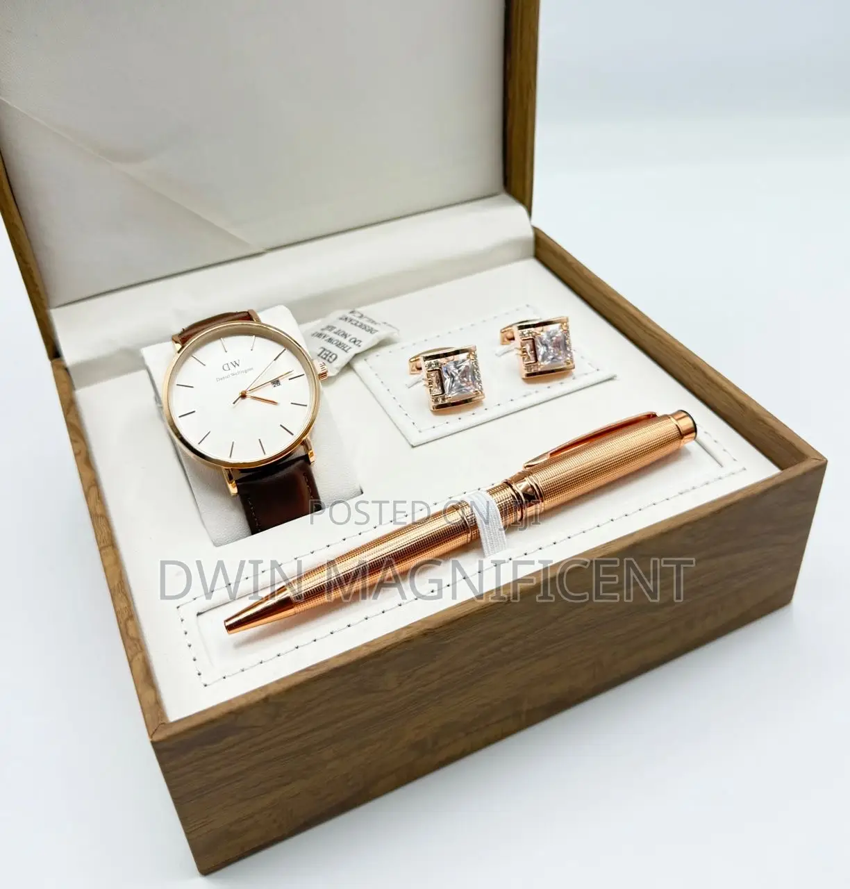 Gift Set for Men ( Watch, Cufflinks and Pen)