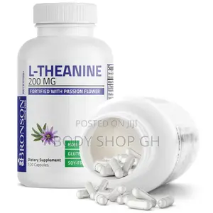 Bronson L-Theanine 200mg (Double-Strength) With Passion Flower Herb