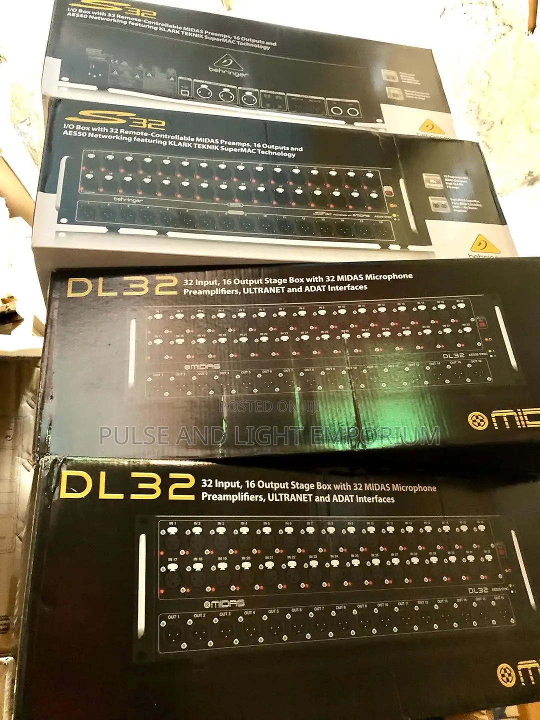 Midas Dl32 32-input/16-output Stage Box