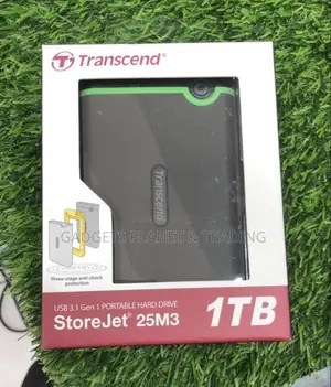 Transcend External Hard Drive Storejet 25m3 1tb - Usb 3.1