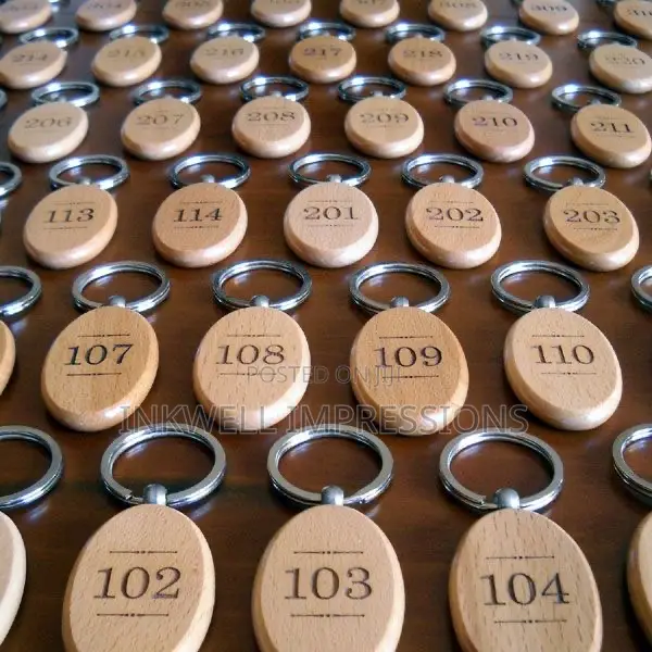 Durable Wooded Keychain Holders