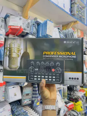 Condenser Microphone With Bluetooth Sound Card