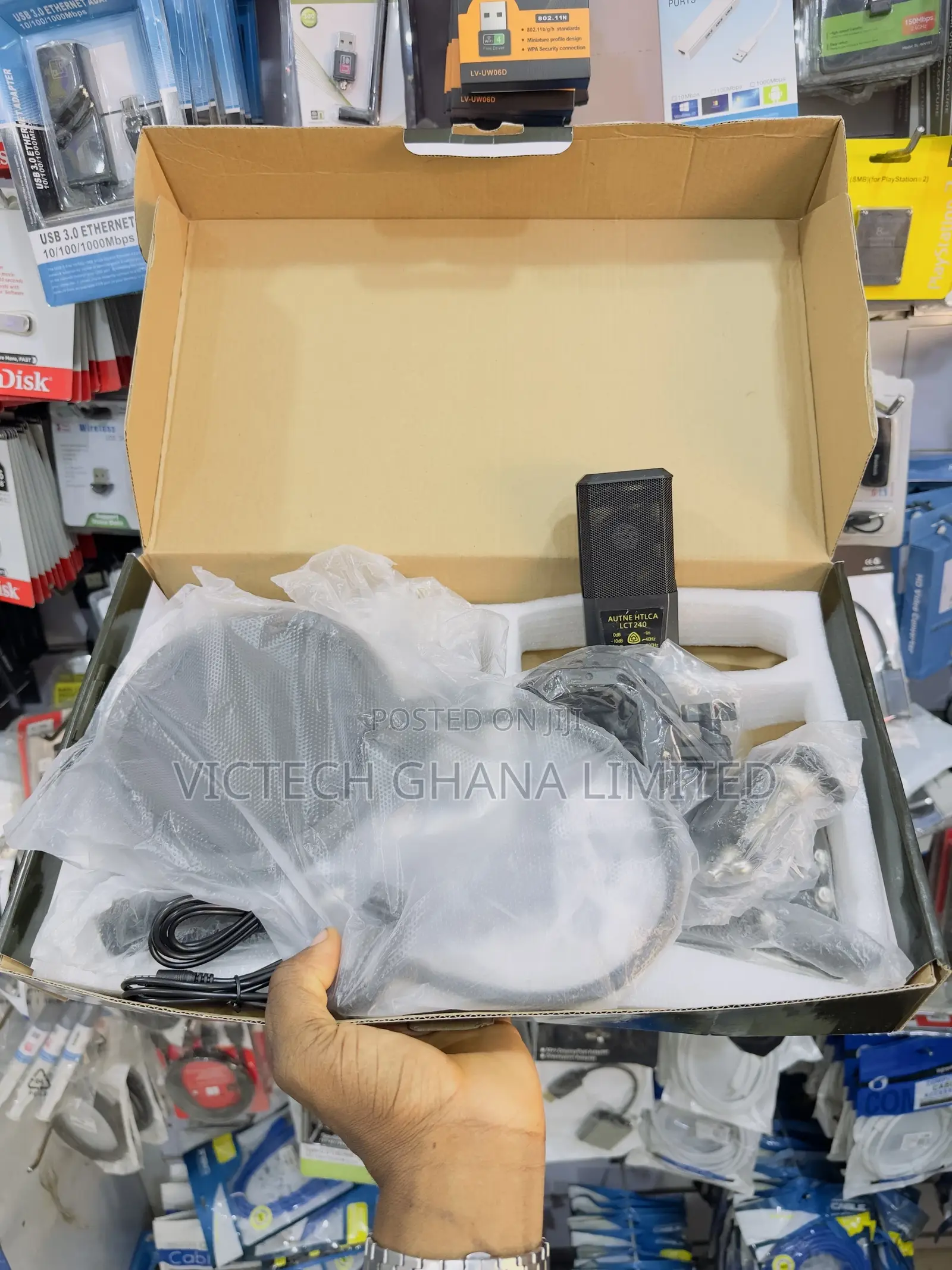 Condenser Microphone With Bluetooth Sound Card