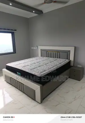 Quality Queen Size Bed Frame With Two Nightstand Available for Pick