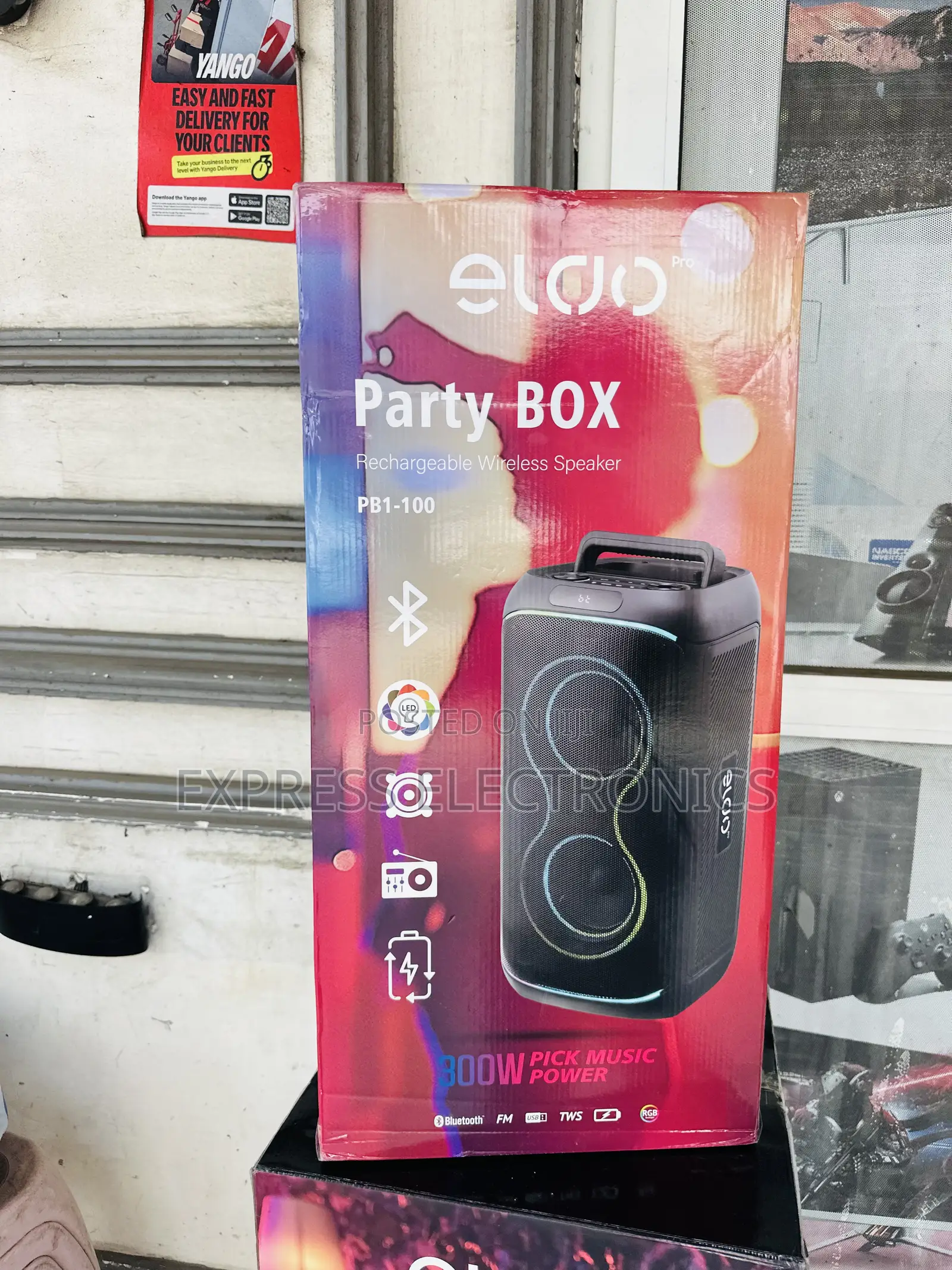 Call and Order for Eldo Bluetooth Rechargeable Speaker Pb1-100 Double