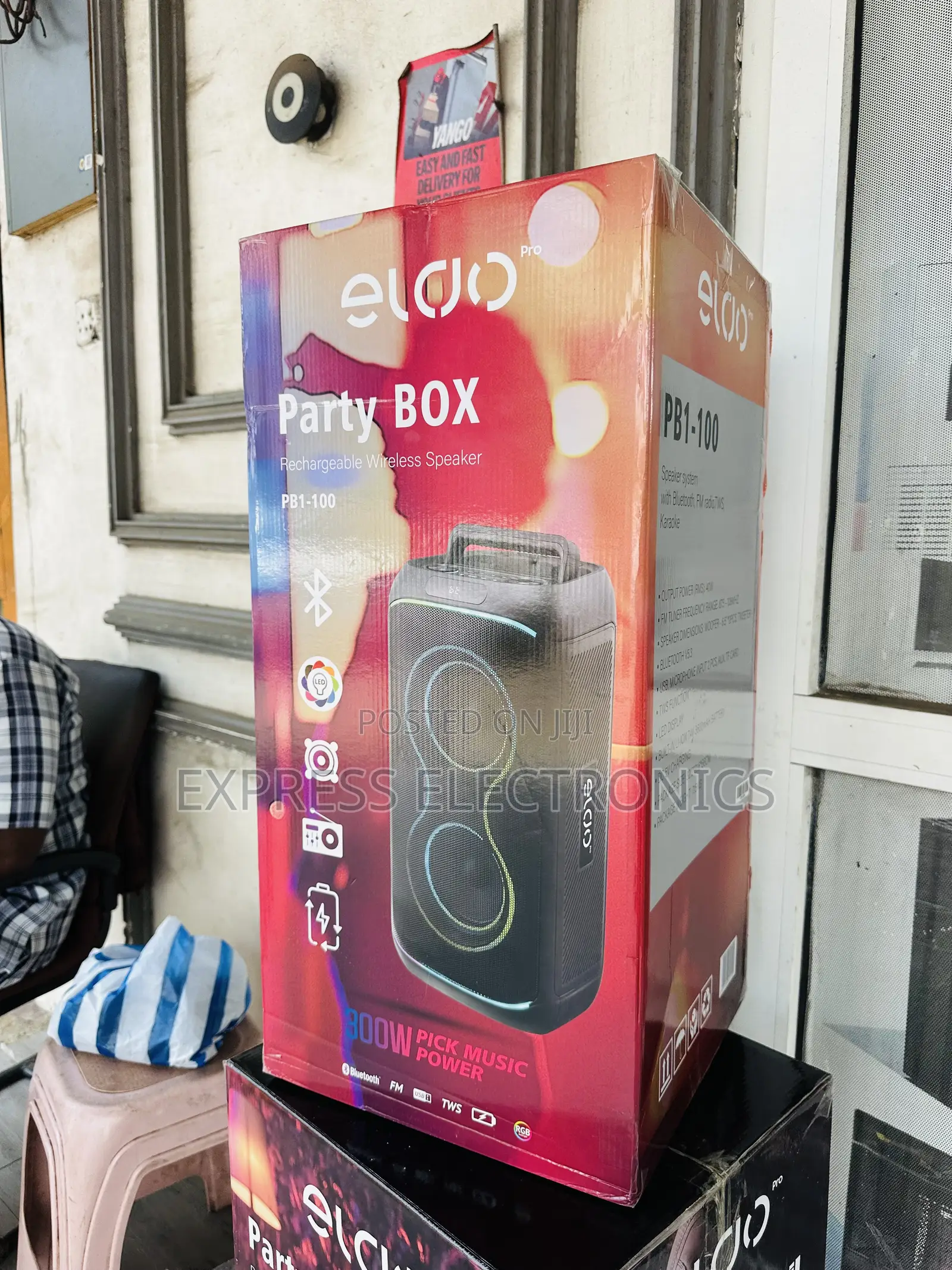 Highly Recommended Speaker Eldo Pb1-100 Double 6,5"Rechargeable