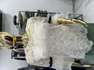 Women’S White Lace Top With Chiffon Bell Sleeves-Elegant and Airy