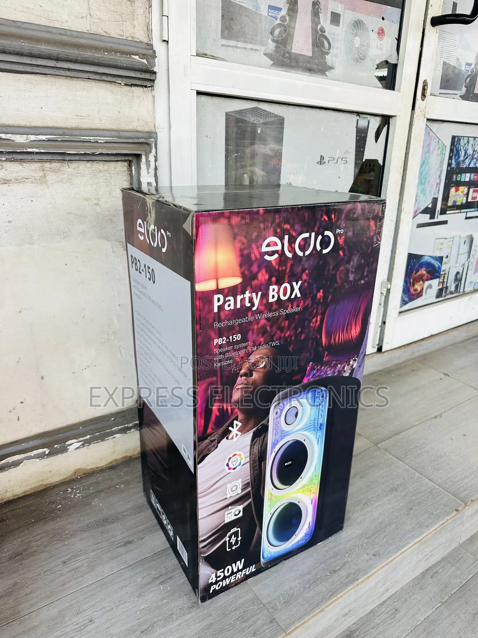 Call and Order for Eldo Rechargeable Speaker Pb2-150 Double 8"