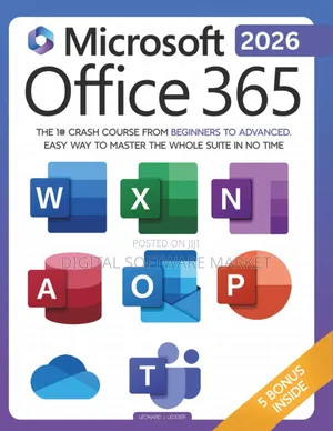 Microsoft Office 365 Five Devices(Lifetime License)100gb Cloud Storage