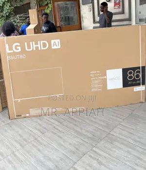 Choose Unique Lg-86ut80006r 86” Smart Satellite Television + Remote.