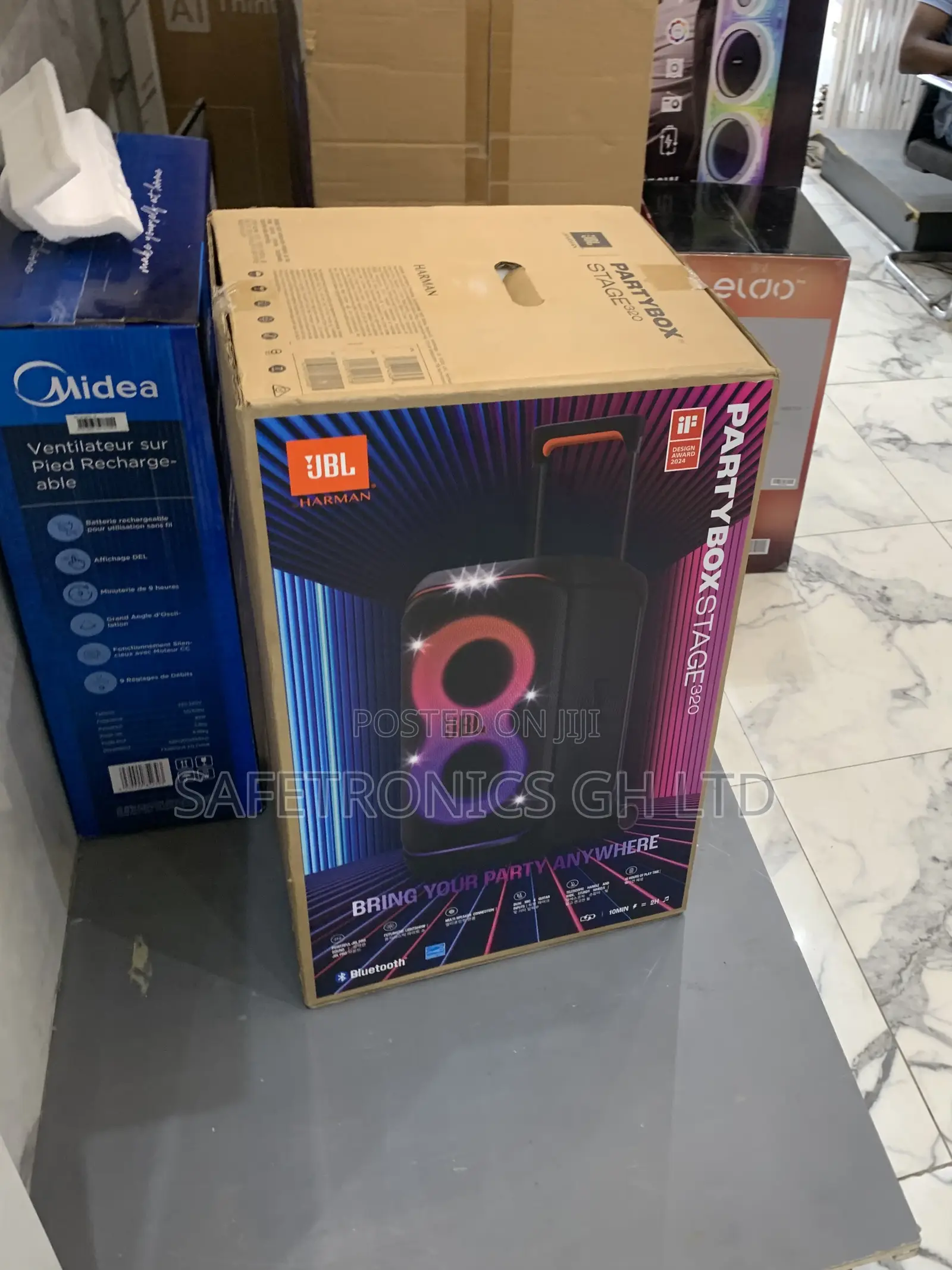 Trust Best Electric 240 Watts Bluetooth JBL Partybox Stage 320 Speaker