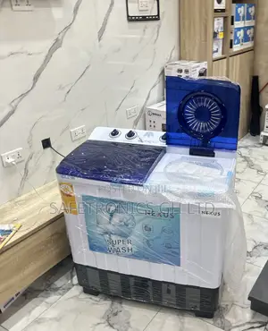 Efficiency Topload Semiautomatic Nexus 15kg White Washingmachine