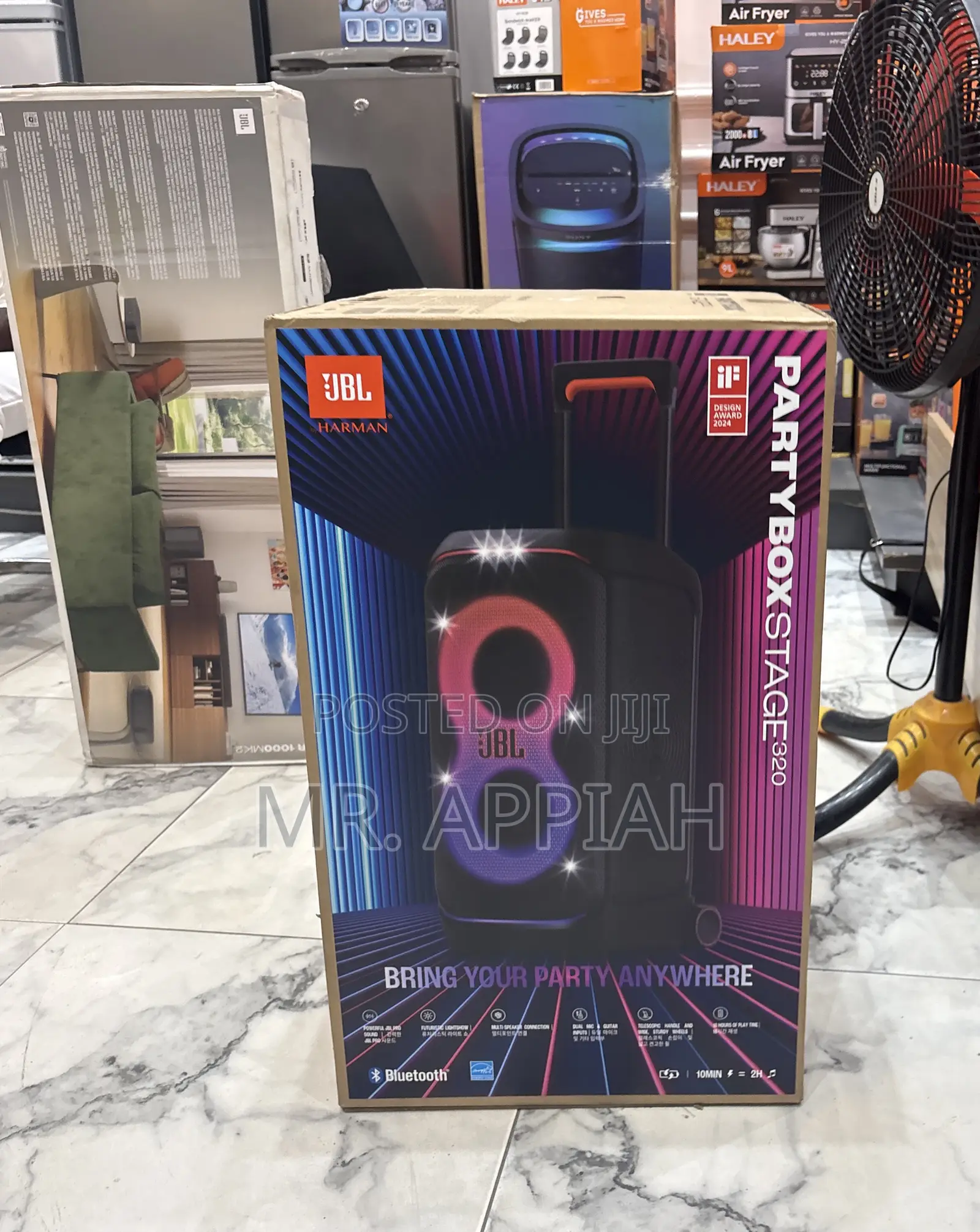 Purchase JBL Party Box 320 Portable Rechargeable Bluetooth Speaker