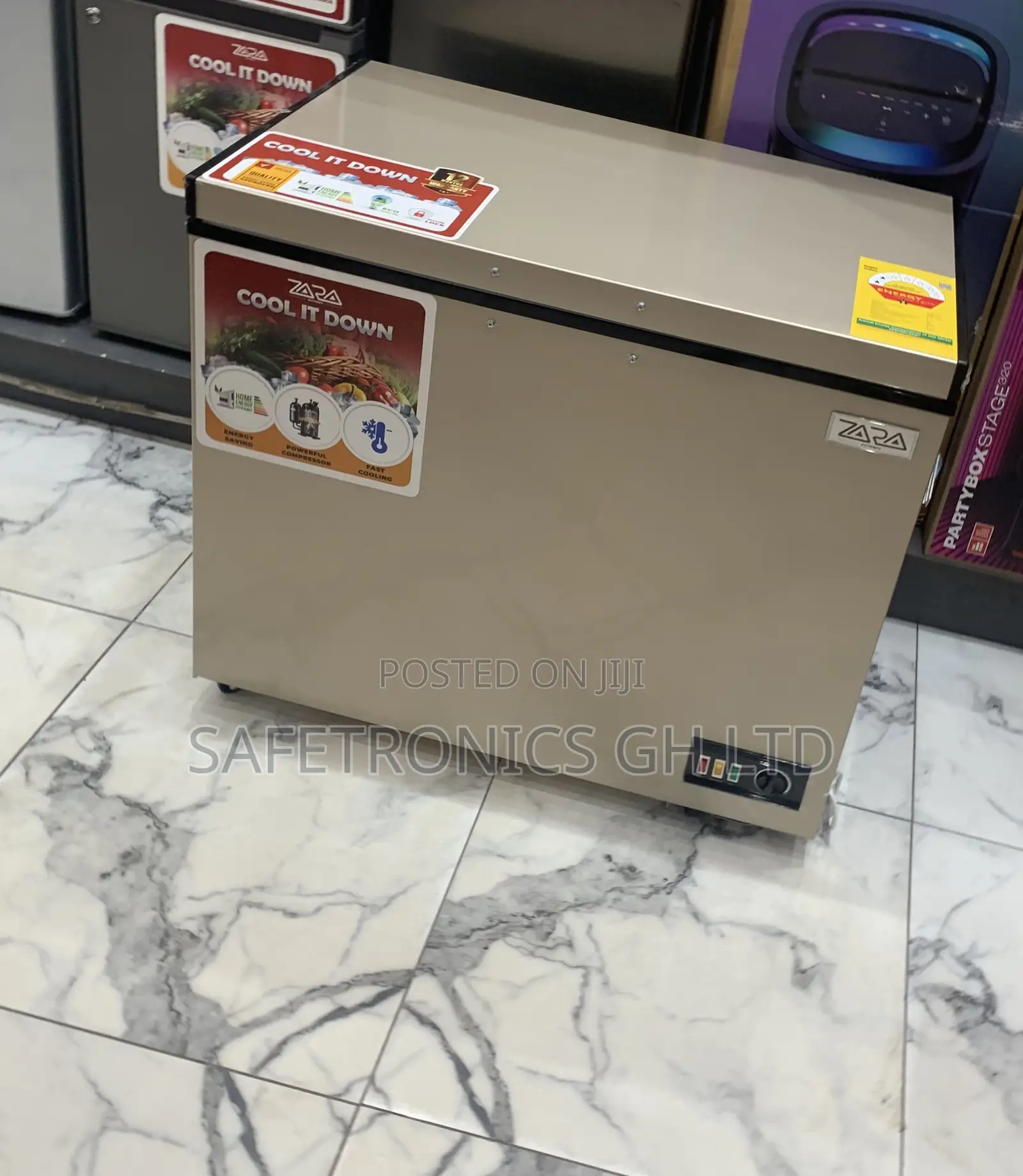 Lastest 238 Liters Electric Singledoor Zara 300 Net Gold Freezer