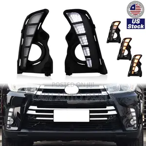 2017,2018,2019 Led Foglight Cover For Toyota Highlander