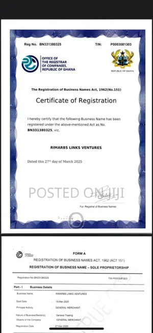 Passport,Birthcertificate,Business Certificate,Afidevite and All