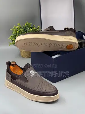 Timberland Slip-on Sneakers (Coffee and Beige)