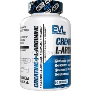 Evlution Creatine Monohydrate + L-Arginine - Massive Muscle Builder 