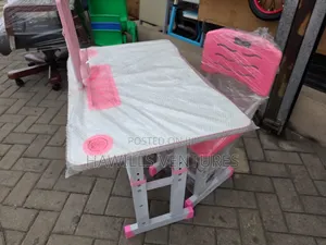 Kinds Study Table and Chair in Beautiful Pink