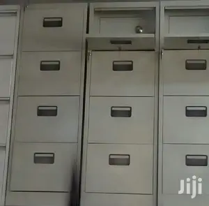 Metal Cabinets +Safe