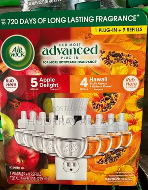 Air Wick Advanced Fragrance. 1 Plug-in + 9 Refills (225ml)