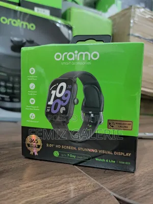 Oraimo Watch 6 Lite 2.01'' Smart Watch With Cool Ui Interface