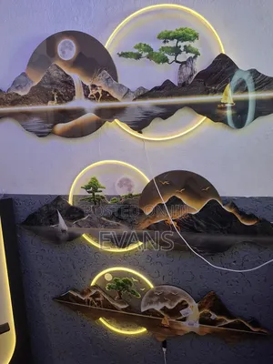 Acrylic Wall Mural With Remote Control