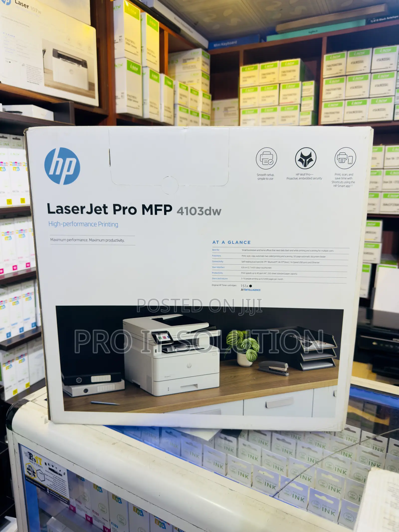 Hp Laserjet MFP 4103dw Brand New