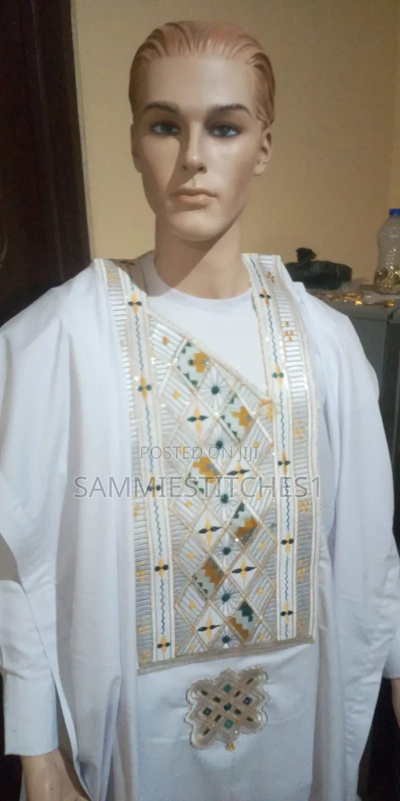 3pcs Agbada Phoenix Embroidery