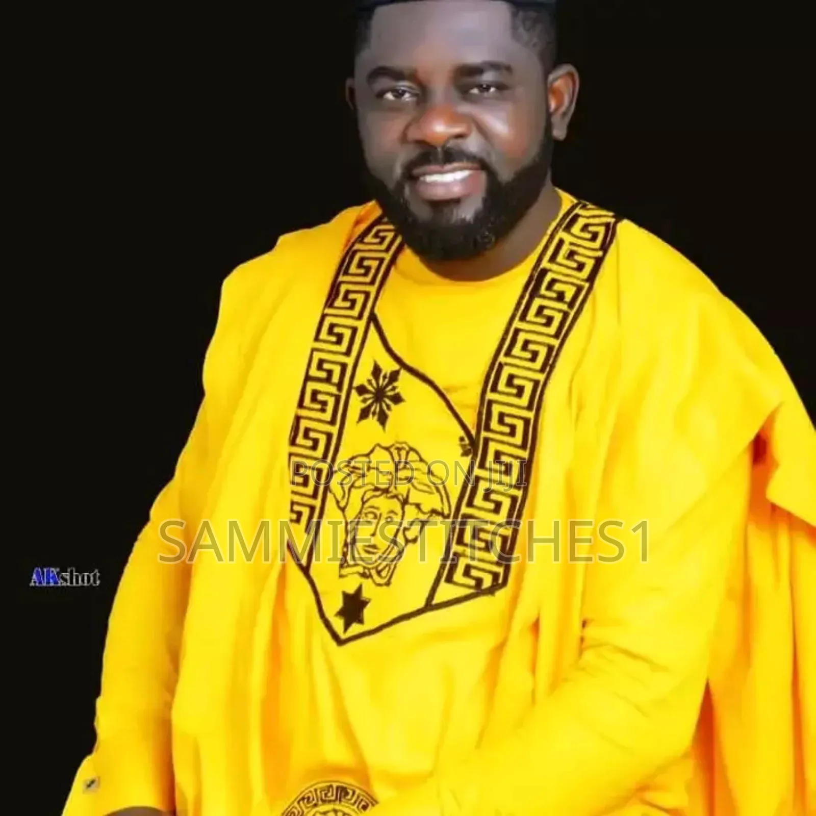 3pcs Agbada Phoenix Embroidery