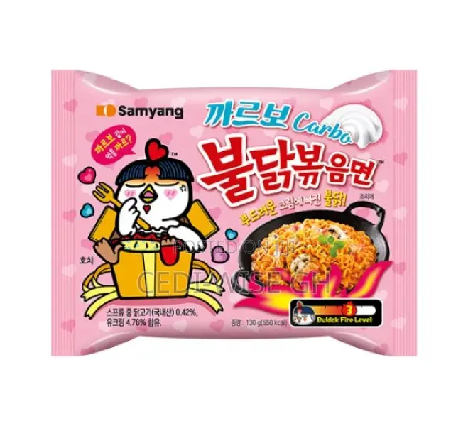 5 in 1 Samyang Buldak Hot Carbonara Ramen