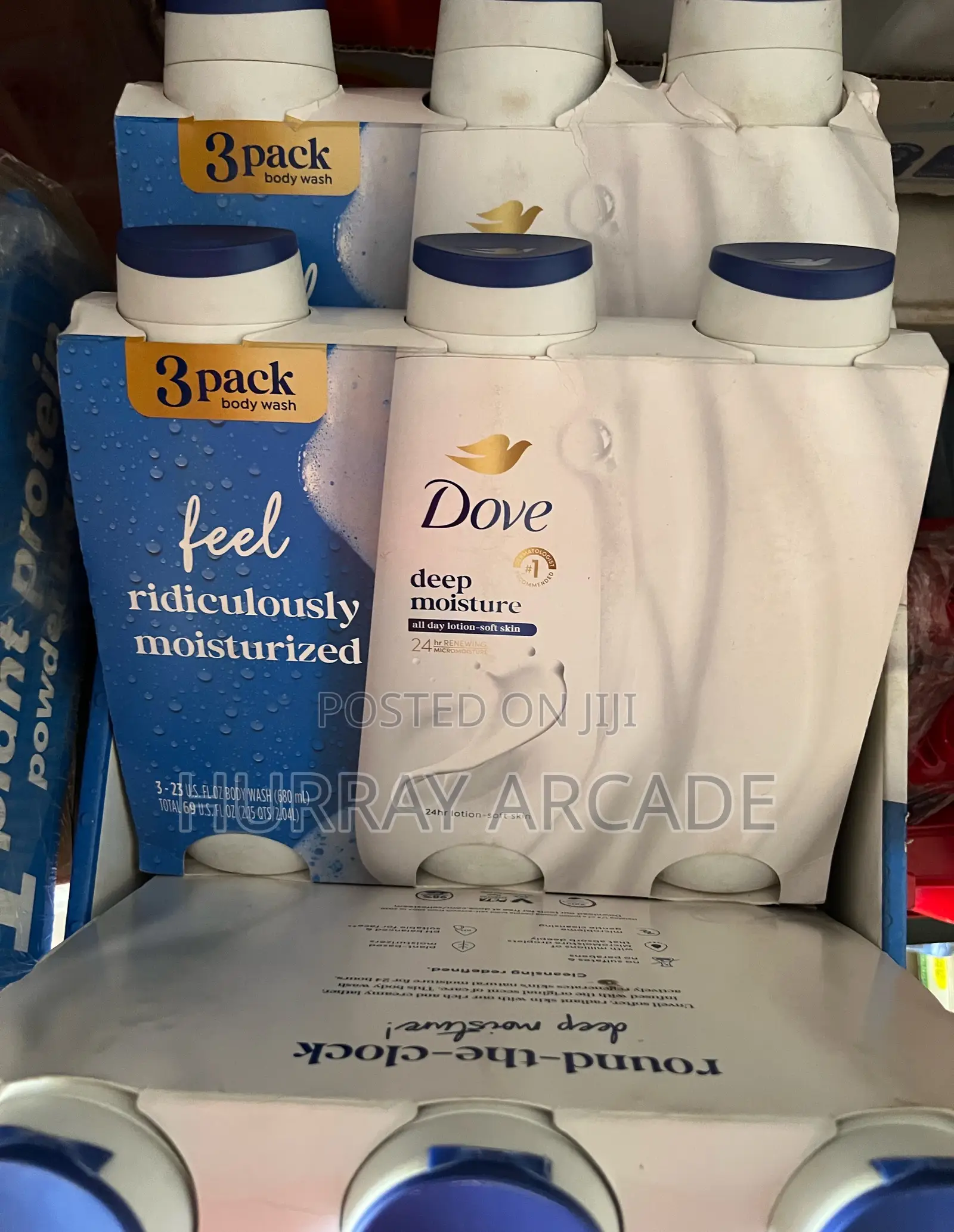 3 Pack Dove - Deep Moisture All Day Lotion-Soft Skin (2.04l)