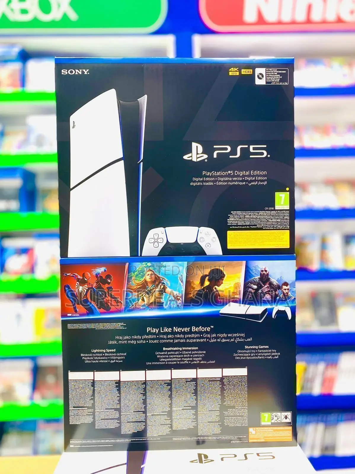 Sony Playstation 5 Slim Digital Edition 825gb - New Sealed