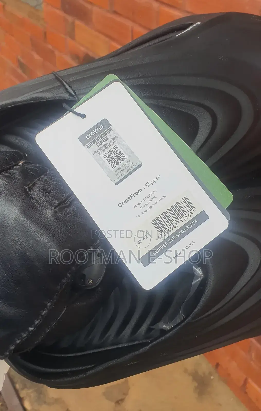New Arrival Oraimo Crestfrom Ergonomic Anti-Skid Slipper