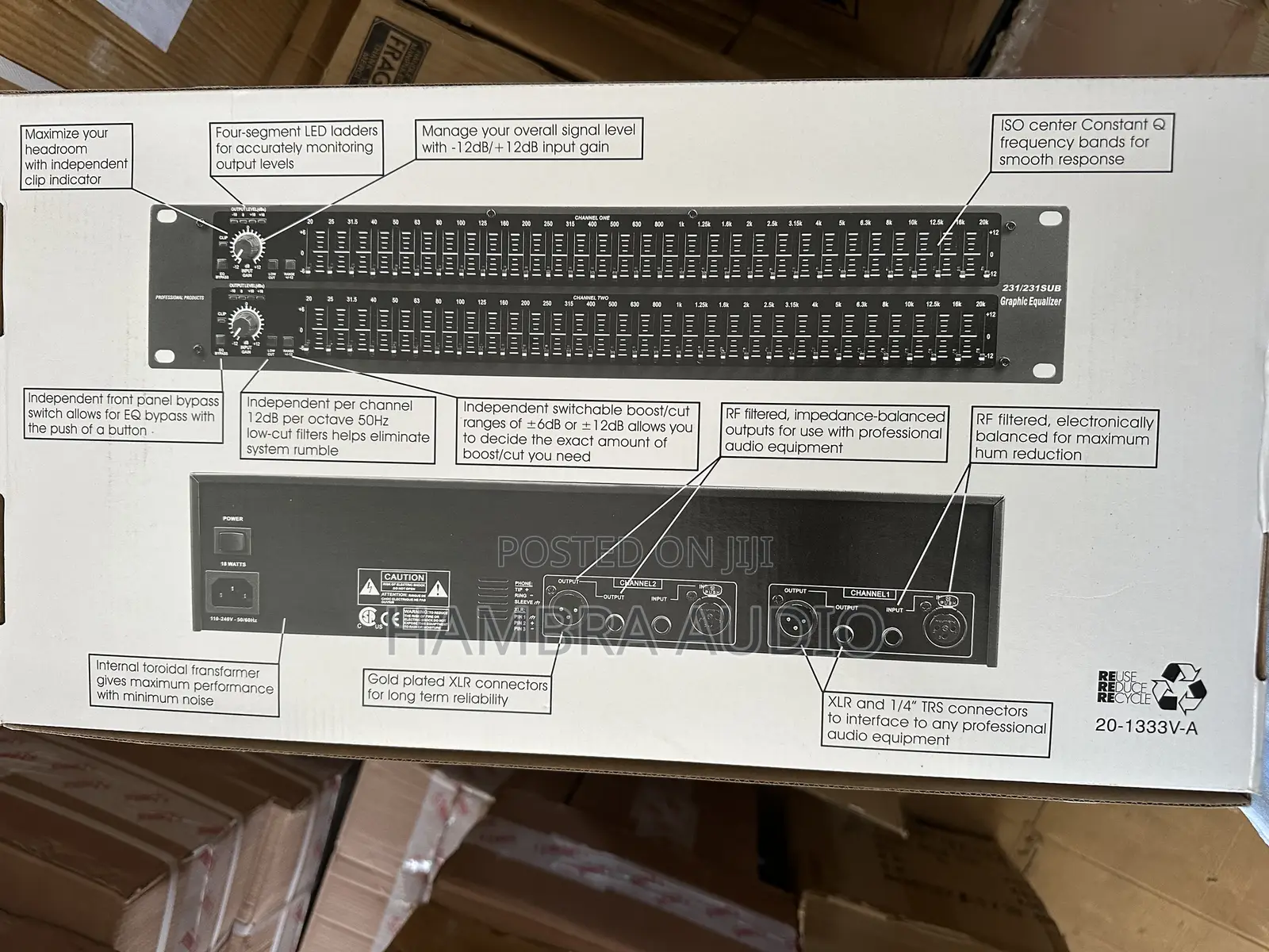 DBX Double Equalizer