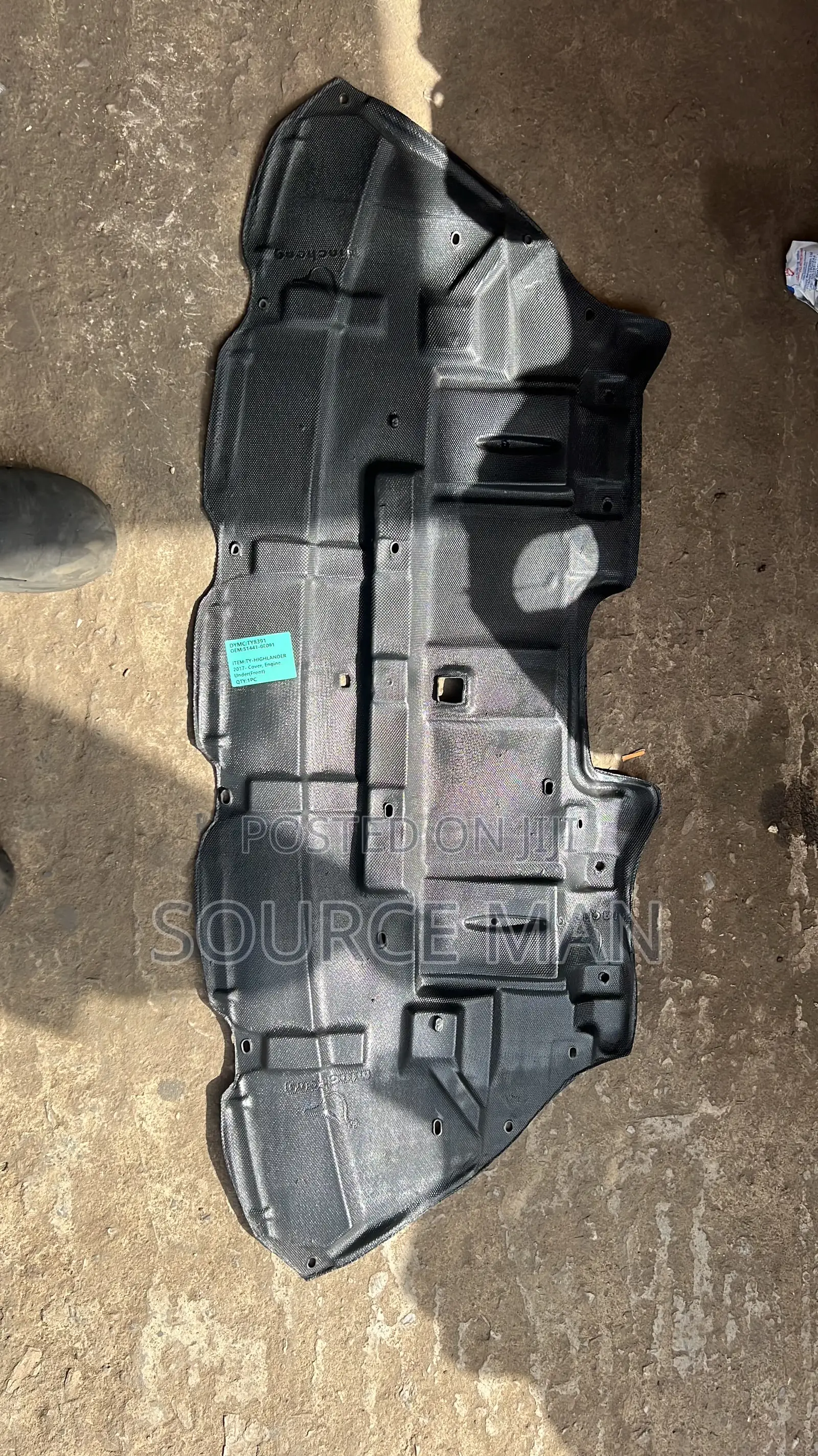 Engine Under Cover and Fender Liner Available