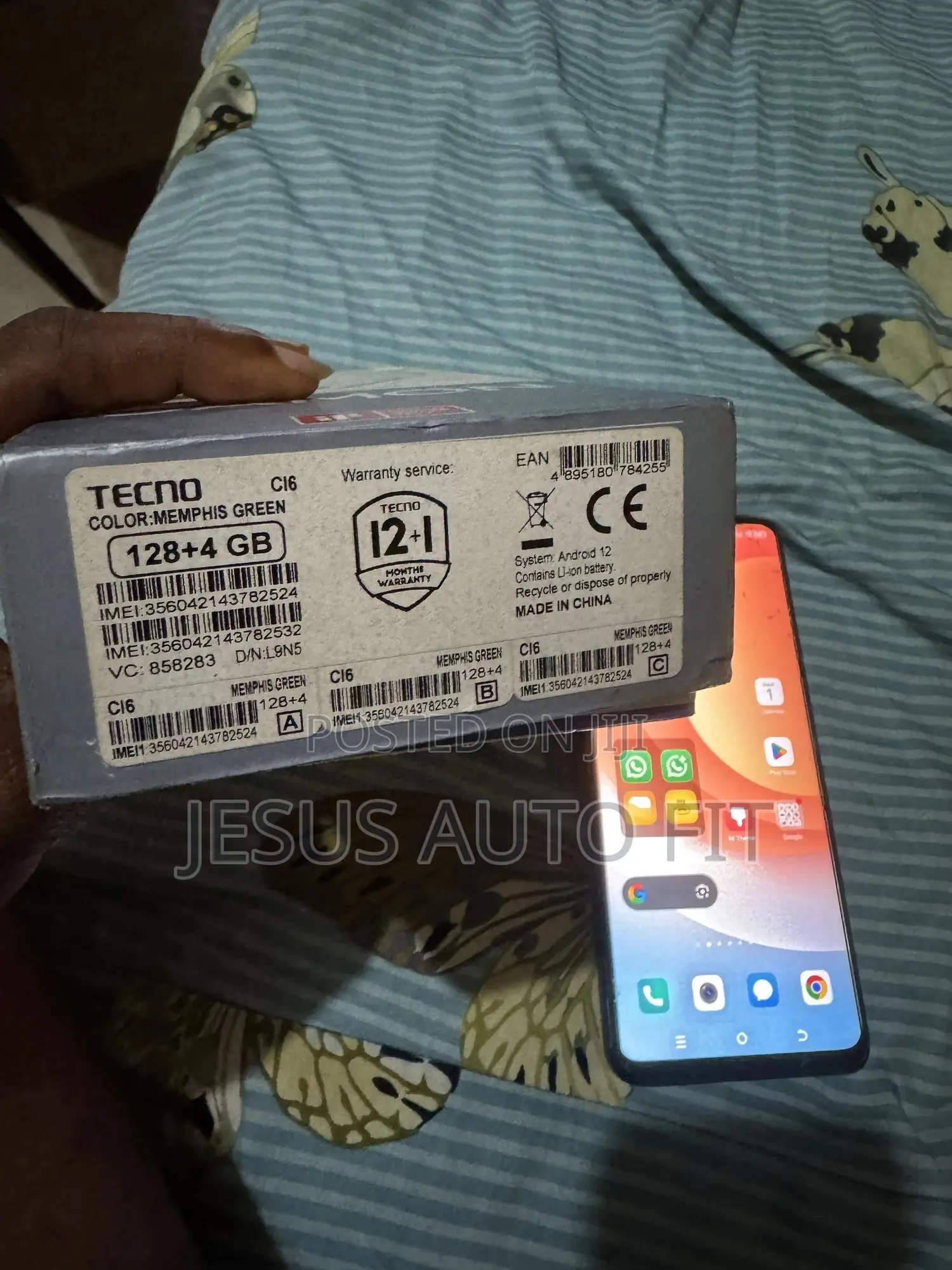 Tecno Camon 19 128 GB Blue