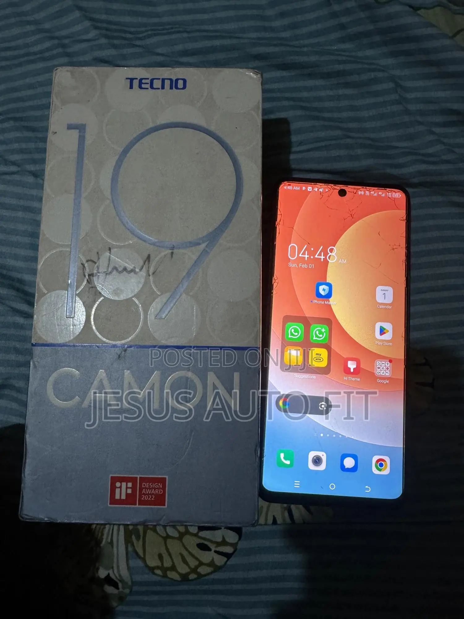 Tecno Camon 19 128 GB Blue