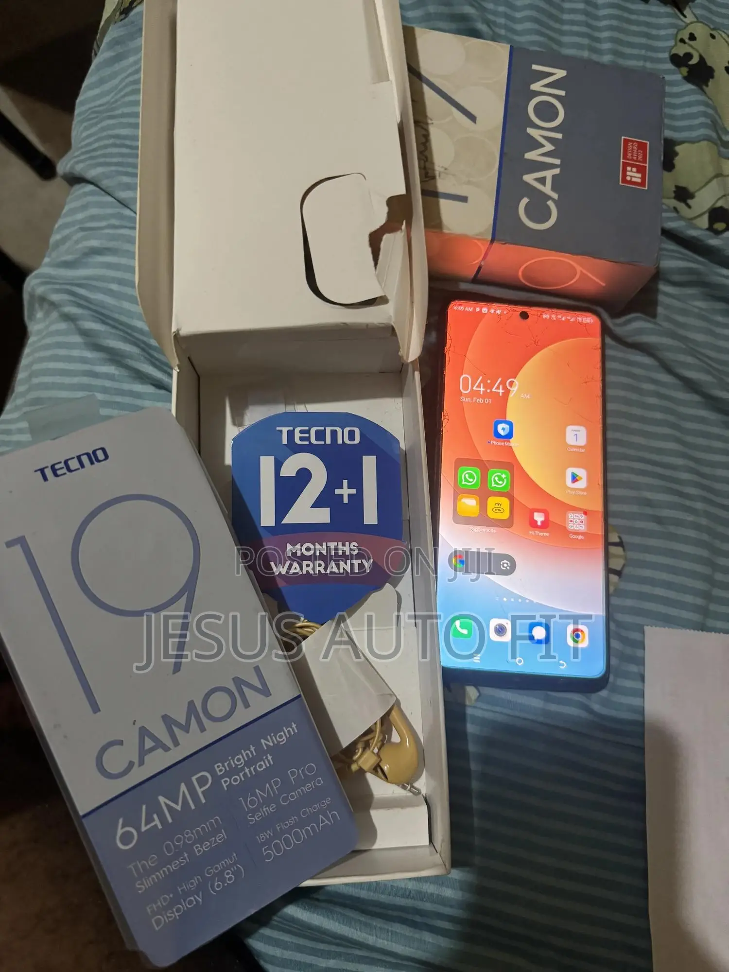 Tecno Camon 19 128 GB Blue